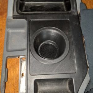 Shifter Block-off Plate/Cupholder for 1984-1996 Jeep XJ Cherokee & MJ Comanche