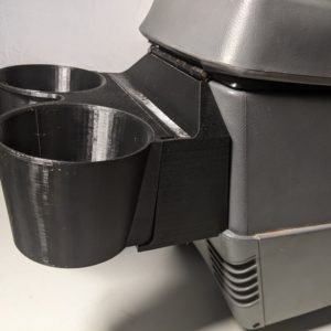 Rear Seat Cupholder - Fits 1984-1996 Jeep XJ Cherokee and MJ Comanche Full Console