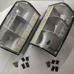 Tail Light Housings Set (pair) fits 86-92 Jeep Comanche