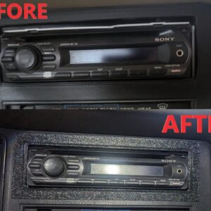 Radio Hole Repair Trim for 1984-1996 Jeep Cherokee (XJ) & Comanche (MJ)