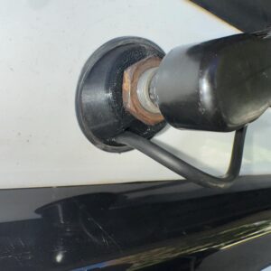 Rear Wiper Arm Trim/Sprayer Passthrough with BRASS FITTINGS for 1997-2001 Jeep Cherokee (XJ)